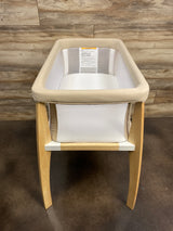 Baby Delight Heirloom Willow Wood Bassinet in Organic Oat