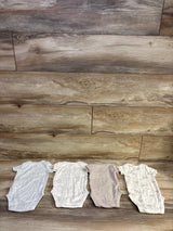 Carter's 4pk Bodysuit Set Beige sz 3m