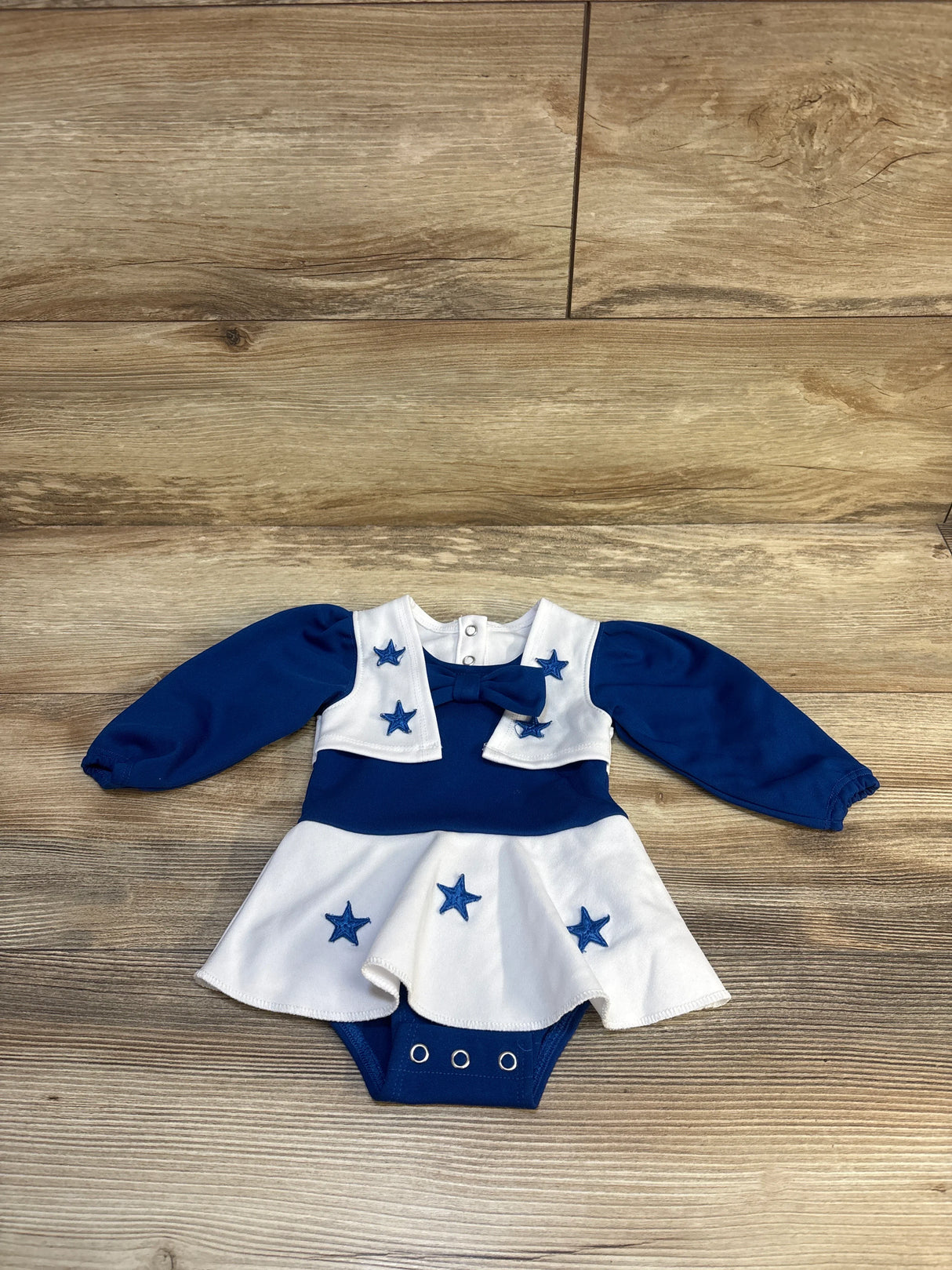 Dallas Cowboys Cheerleaders Bodysuit Dress Blue sz 3m