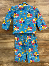 Pinkfong Nickelodeon Baby Shark 2pc Pajama Set Blue sz 2T