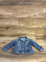 H&M Denim Button Up Jacket Blue sz 2T