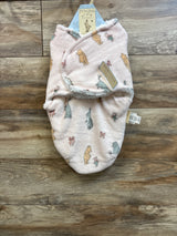 NEW Pooh Bear Collection Plush Swaddle Wrap Pink sz 0-3m
