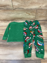 Teenage Mutant Ninja Turtles 2pc Happy Holidays Pajama Set Green sz 4T