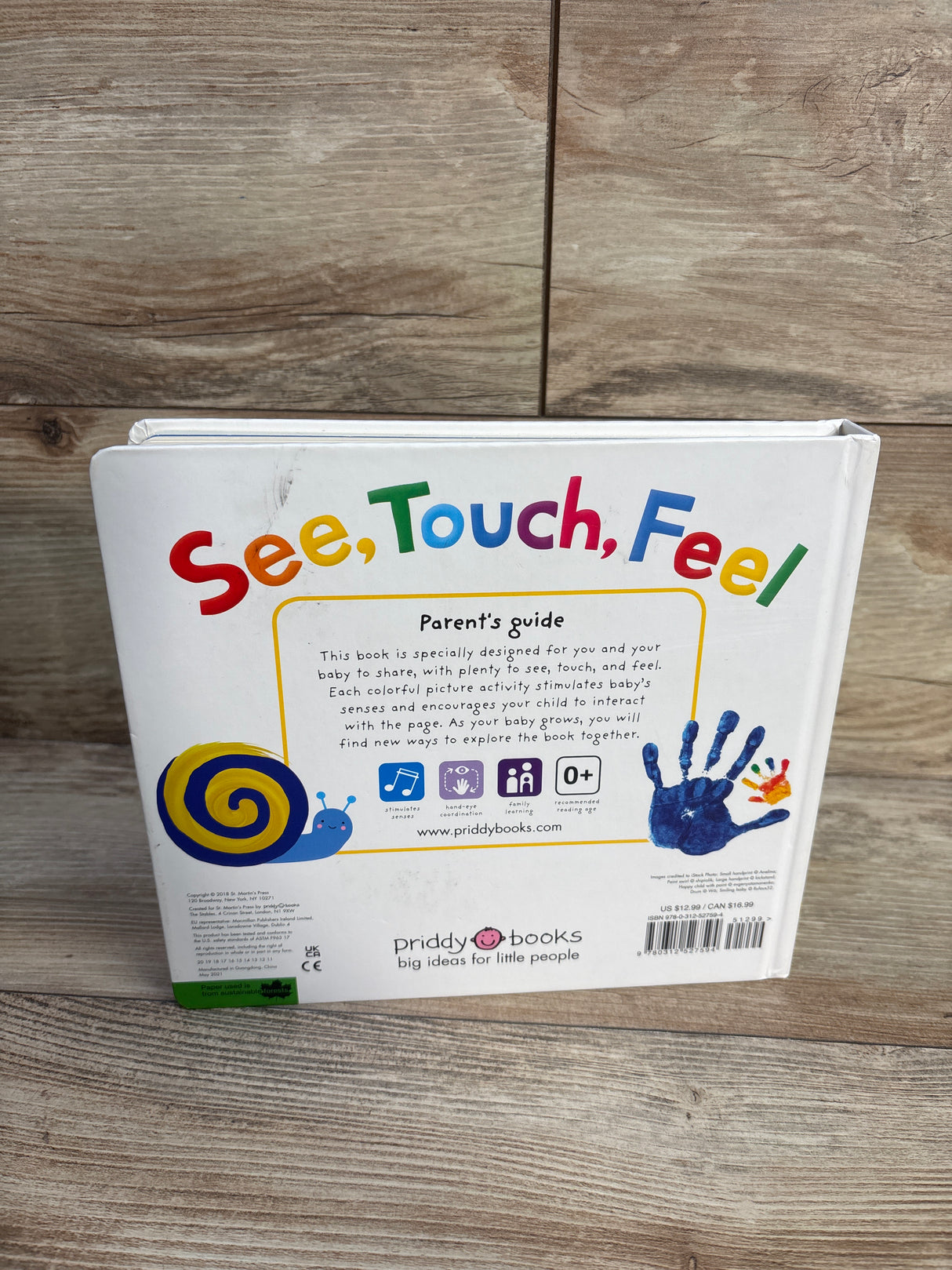 See, Touch, Feel: A First Sensory Board Book
