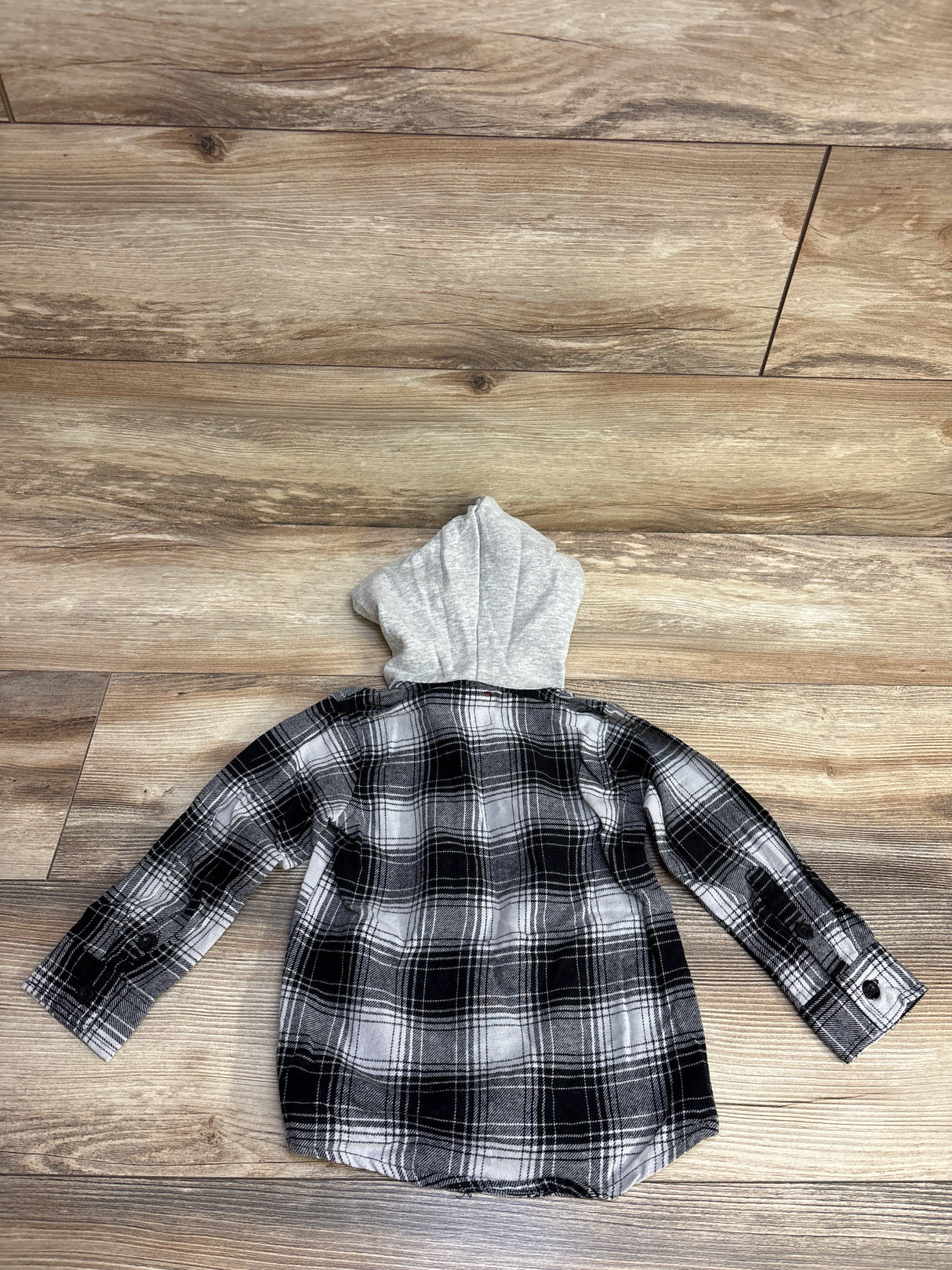 Ecko Unltd Hooded Flannel Black & White sz 2T