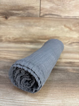 Cloud Island Muslin Swaddle Baby Blanket Grey
