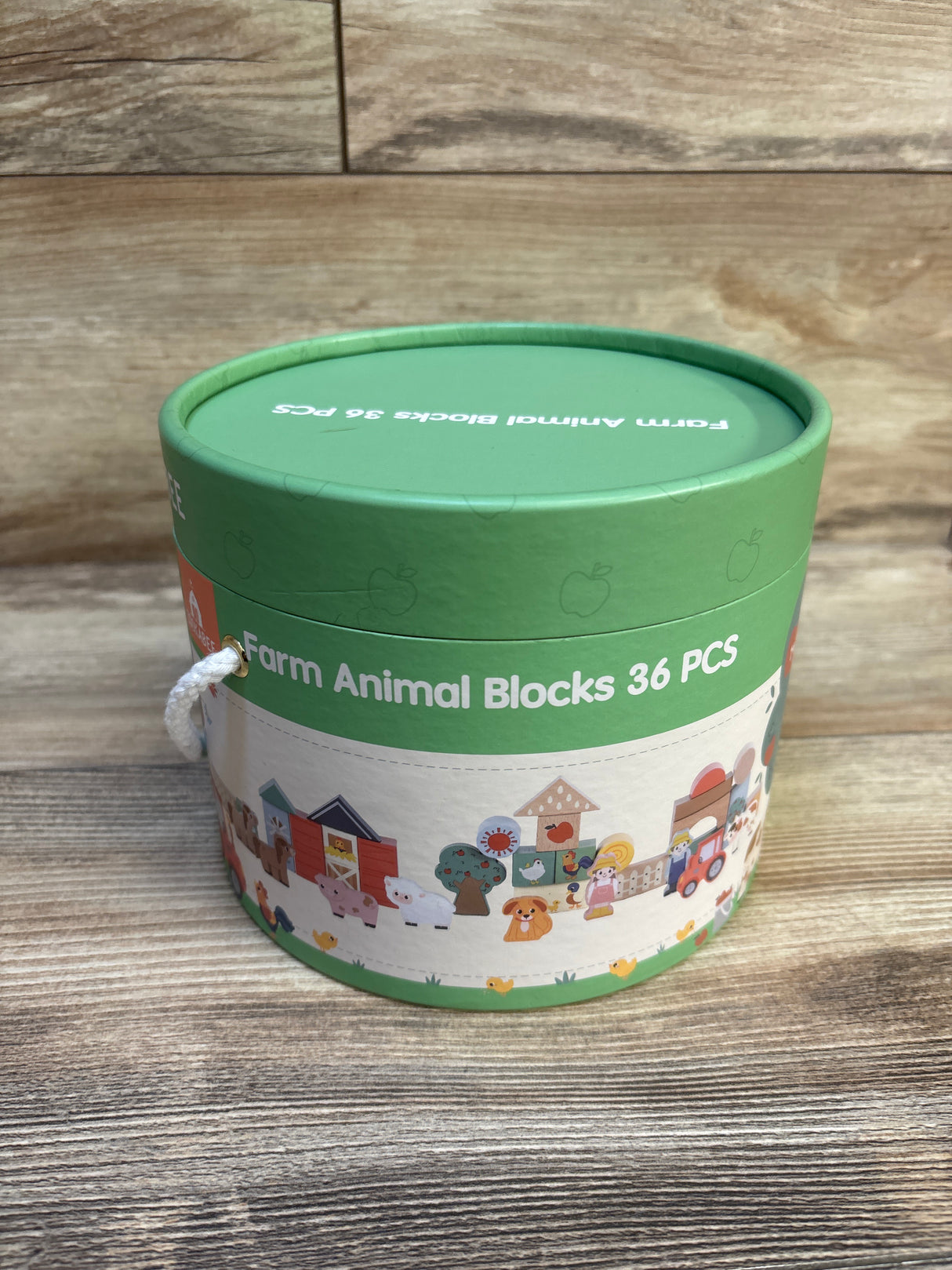 Zookabee Wooden Farm Animal Blocks 36pc