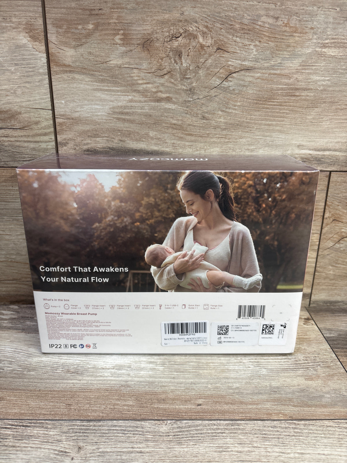 NEW Momcozy Wellness 1 Warm-Massage Wearable Electric Breast Pump