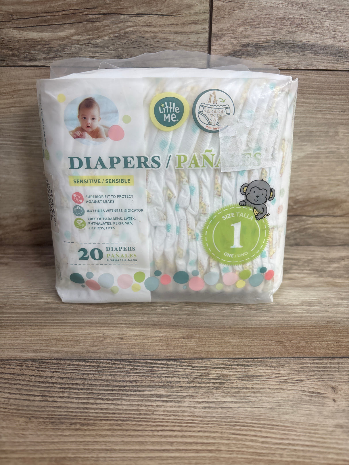 NEW Little Me Diapers Size 1 20ct