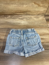 Cat & Jack Hemmed Denim Shorts Blue sz 12m