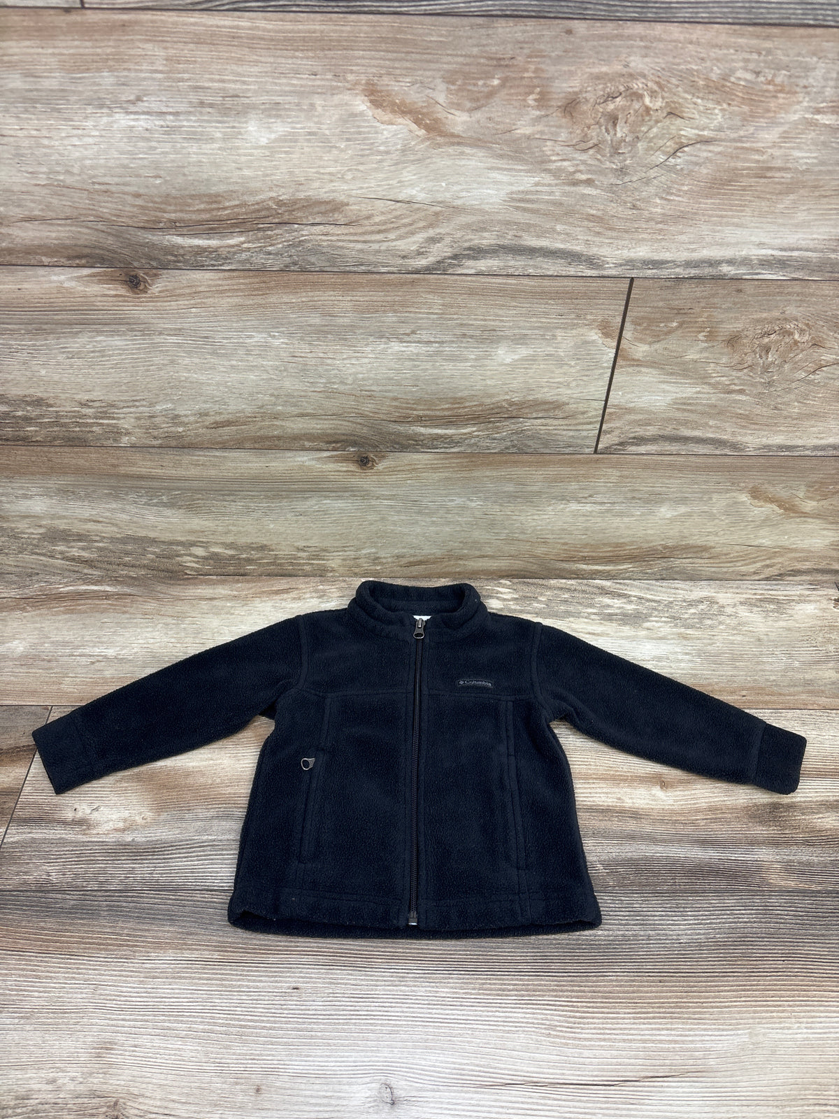 Columbia Fleece Full Zip Jacket Black sz 2T
