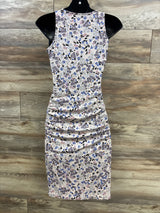Seraphine Floral Tank Bodycon Midi Maternity Dress sz Small