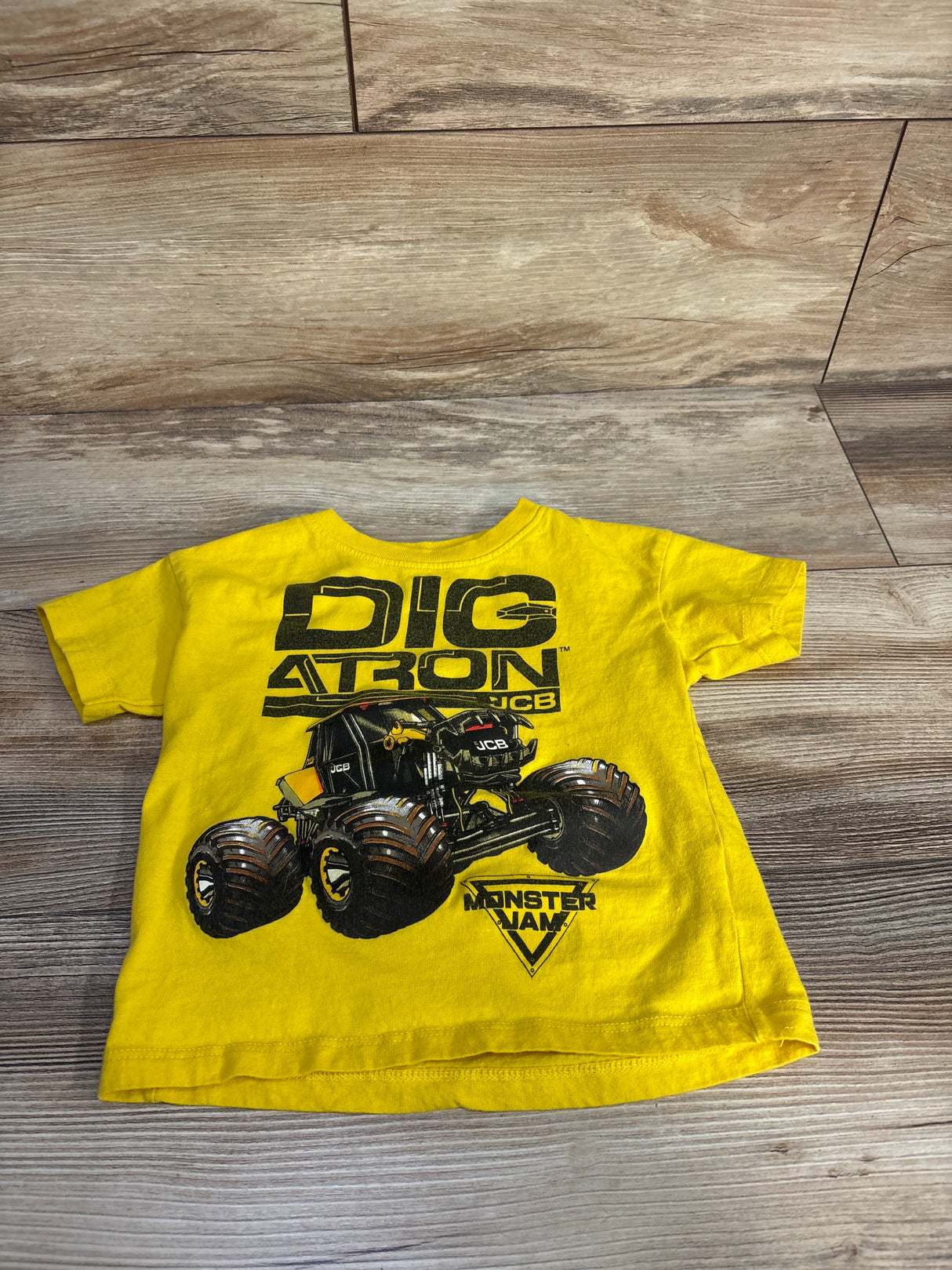 Monster Jam Shirt Yellow sz 2T