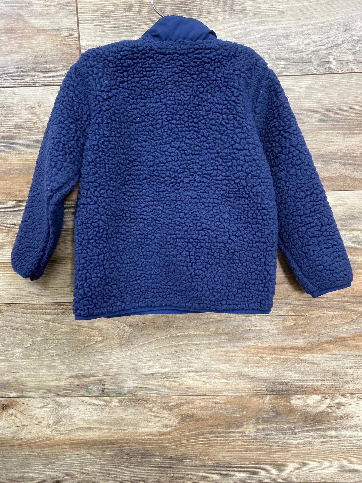 Carter's Sherpa Pullover Sweatshirt Navy sz 4T