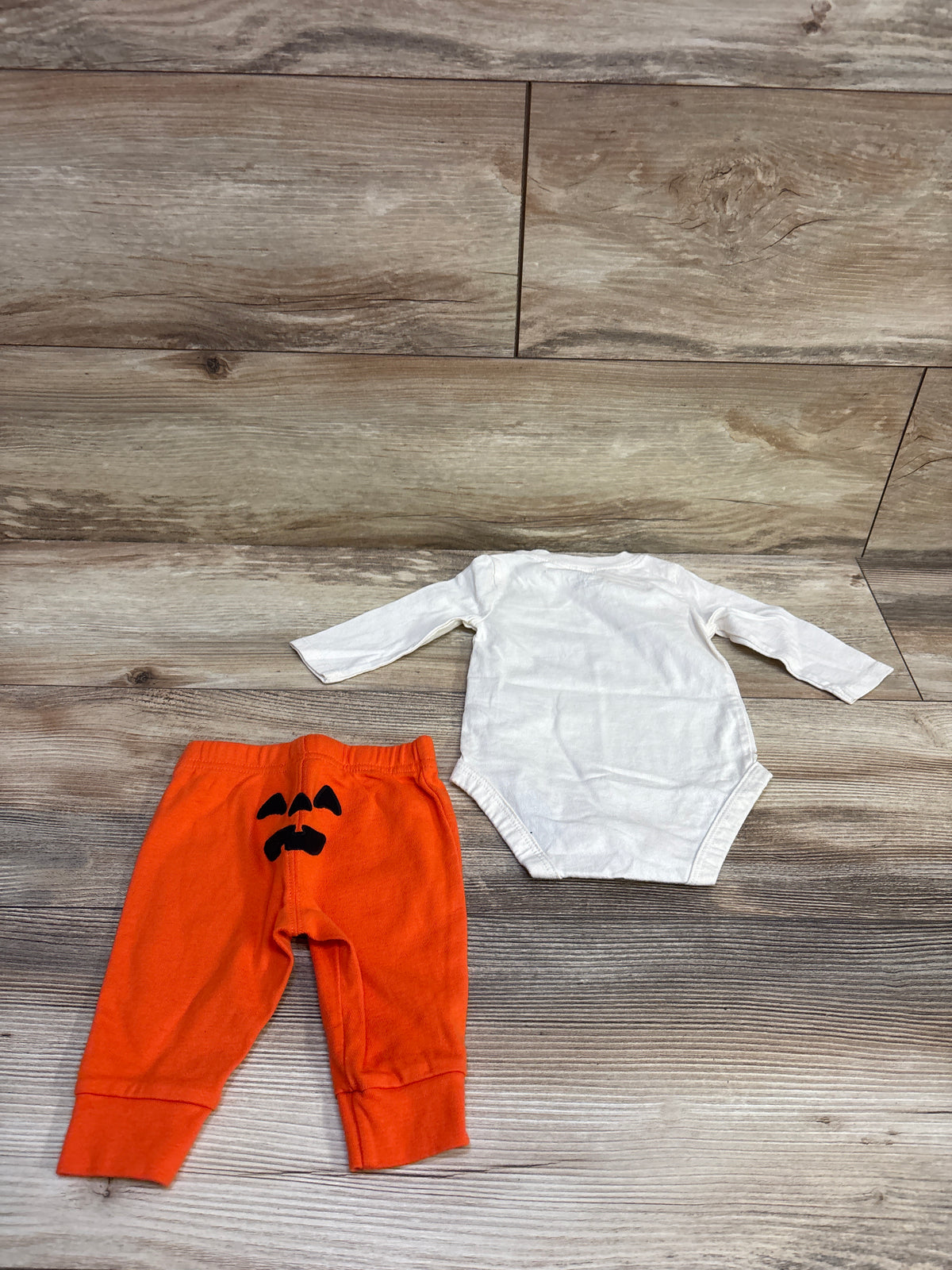 Carter's 2pc My First Halloween Bodysuit & Pants Set Ivory sz 3m
