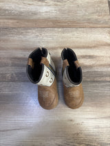 Boot Barn Luke Little Horseshoe Western Boots Cream sz 4c