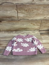 Carter's Floral Knit Sweater Pink sz 12m