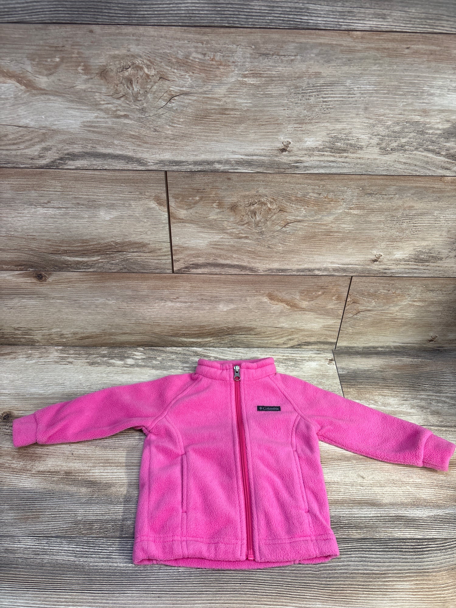 Columbia Fleece Full Zip Jacket Pink sz 12-18m