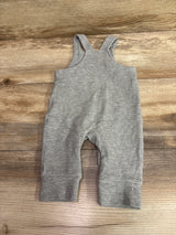 Cat & Jack Rib Knit Overalls Grey sz 0-3m