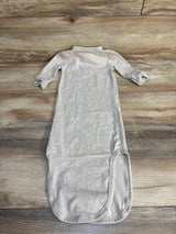 Easy Peasy Knotted Sleeper Gown Beige sz 0-3m