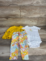 NEW Just One You Polka Dot Ruffled Full Zip Jacket & Pants Yellow sz 18m