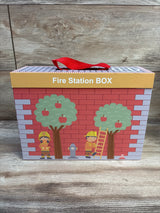 Mud Pie Wooden Fire Station Playset 14pc