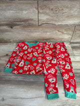 Rudolph The Red Nose Reindeer 2pc Pajama Set Red sz 3T