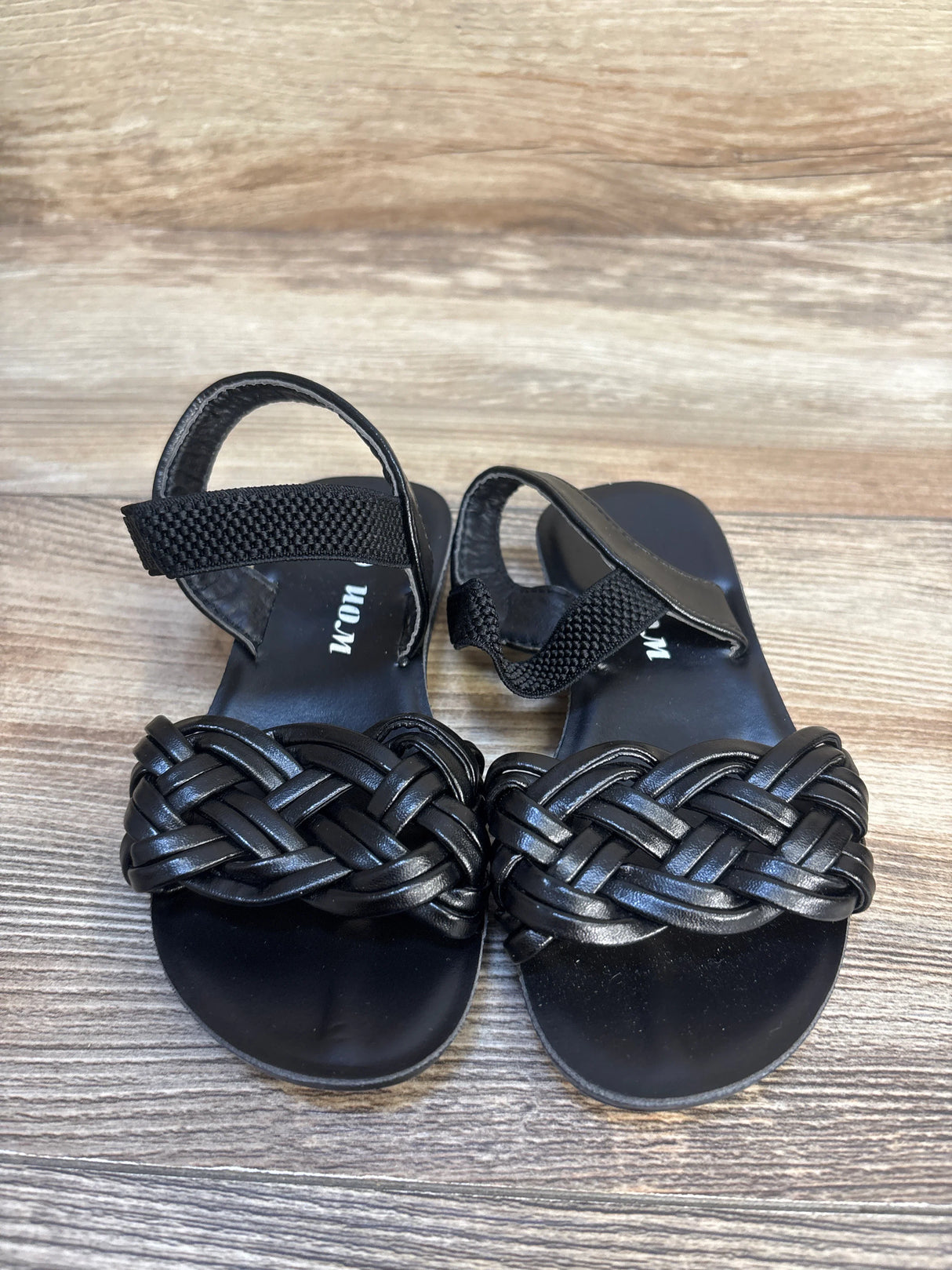WON Braided Sandals Black sz 6/7c