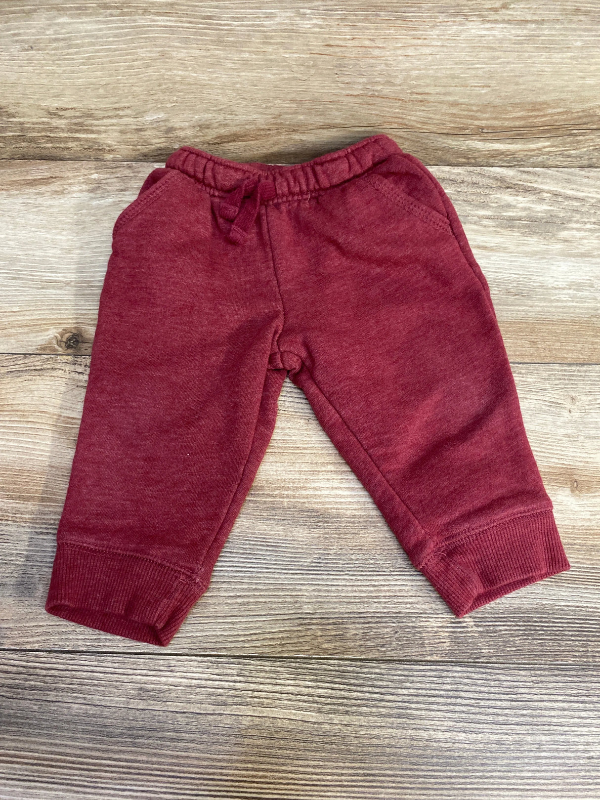 Cat & Jack Drawstring Joggers Red sz 12m - Me n Mommy To Be
