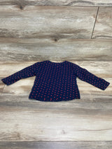 Gap Heart Print Shirt Navy sz 3T