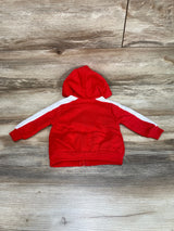 NEW Okie Dokie T-Rex Fleece Full Zip Red Hoodie sz 6m