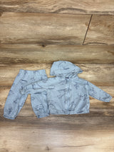 Carter's 2pc Zip-Up Jacket & Pants Set Blue sz 6m