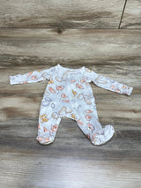 Just One You Floral Sleeper White sz Newborn