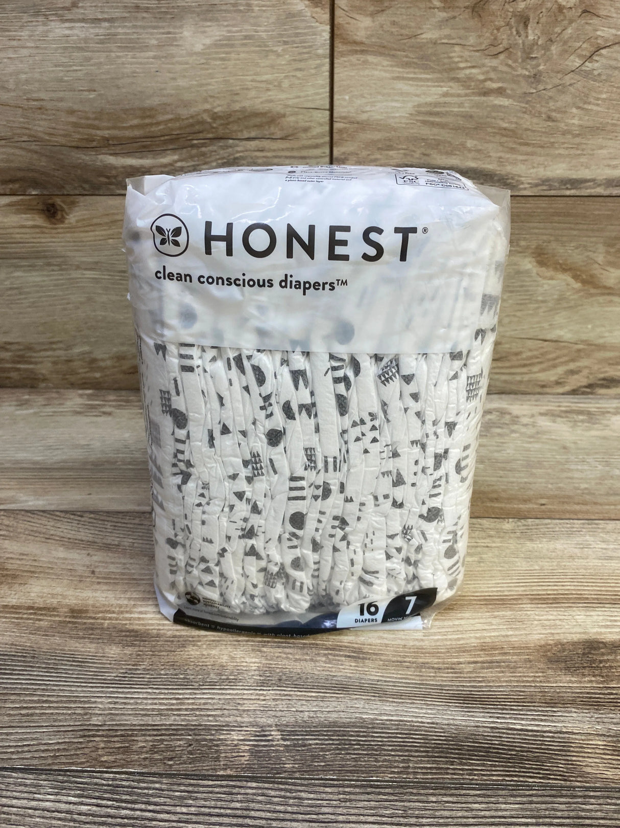 NEW Honest Clean Conscious Diapers Size 7, 16ct
