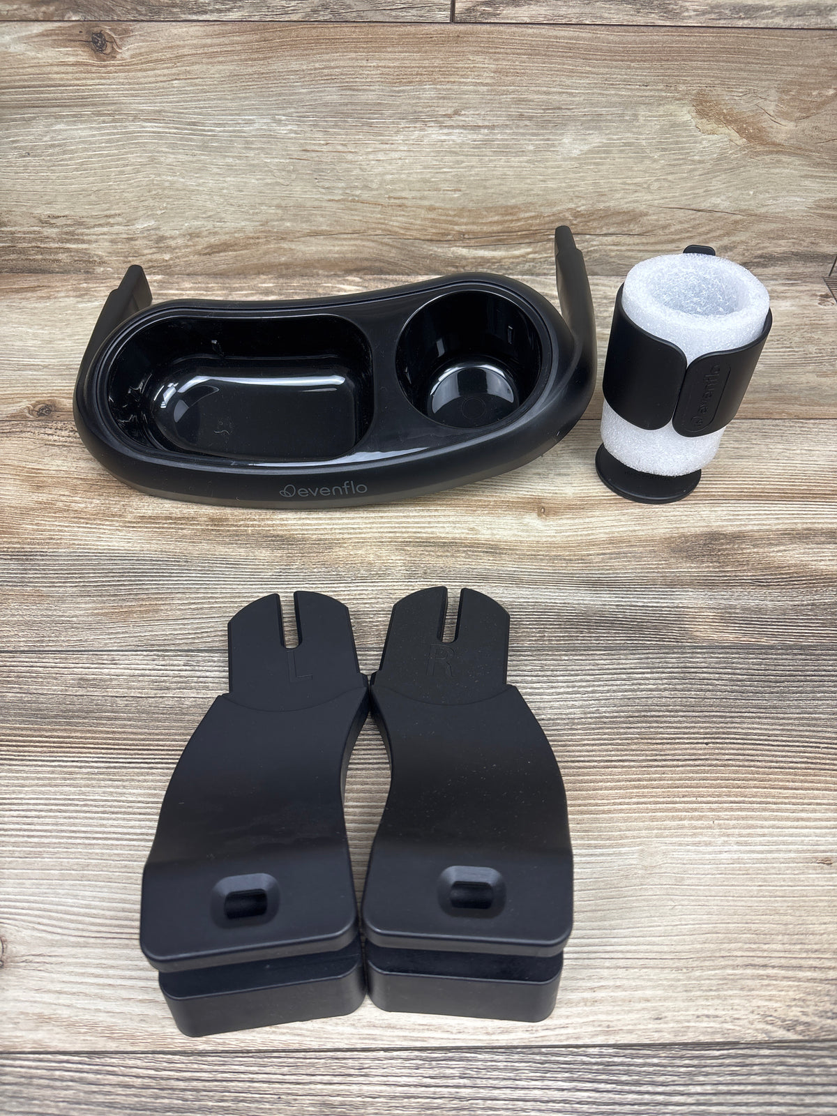 NEW Evenflo Pivot Modular Travel System with LiteMax NXT Infant Car Seat Ebony Black