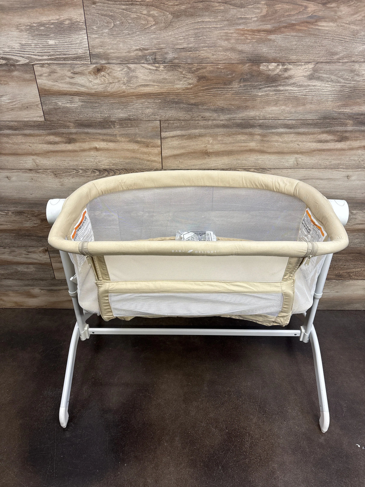 Baby Delight Beside Me Wink Organic Bassinet & Bedside Sleeper in Organic Oat