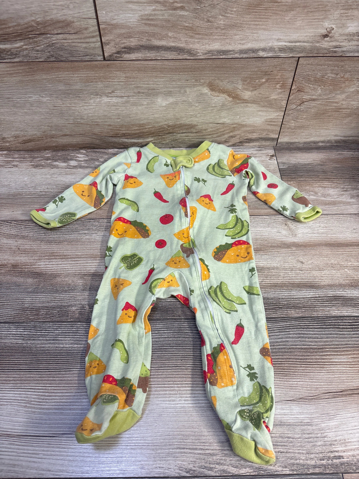Honest Baby Taco Time Sleeper Sage sz 3-6m