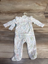NEW Tres Beau Et Belle Floral Bodysuit White sz 0-3m