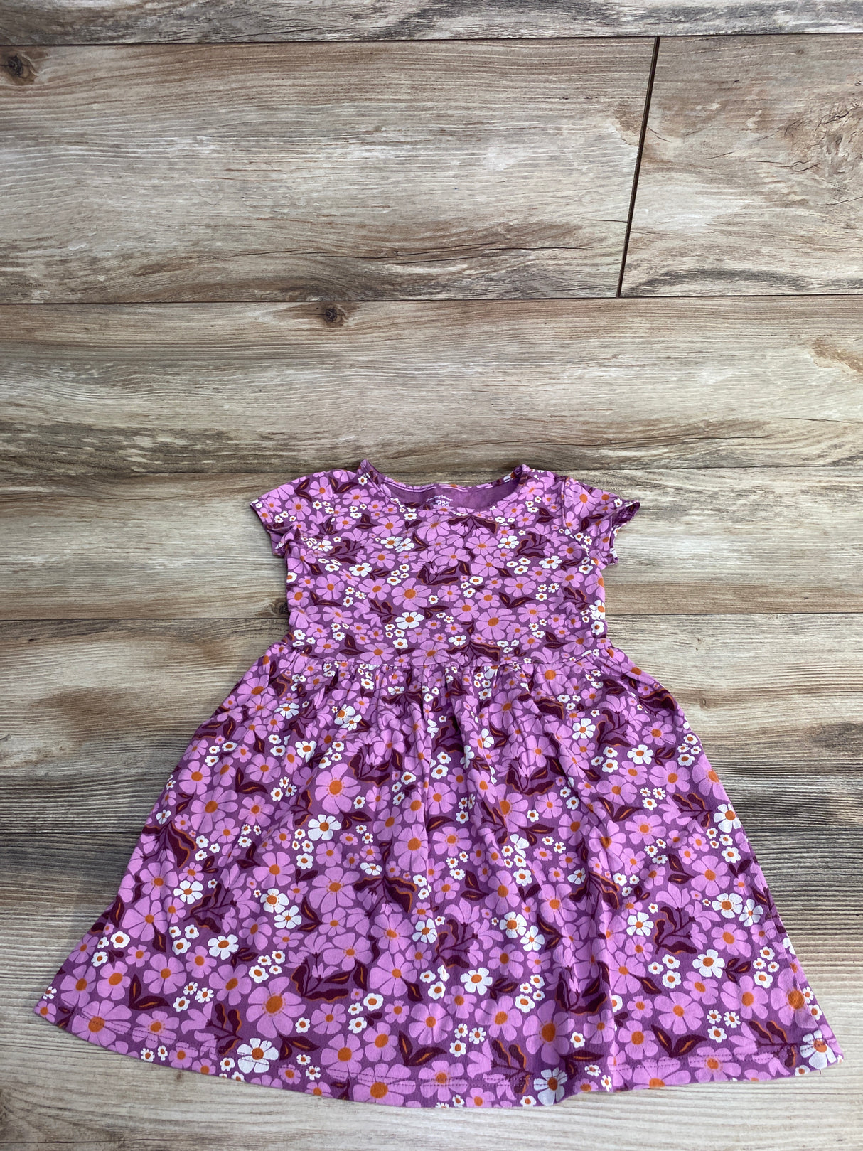 Jumping Beans Floral All Day Play Dress Lilac sz 4T