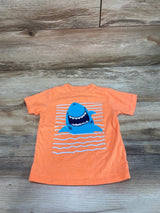 Children's Place Shark Shirt Orange sz 2T