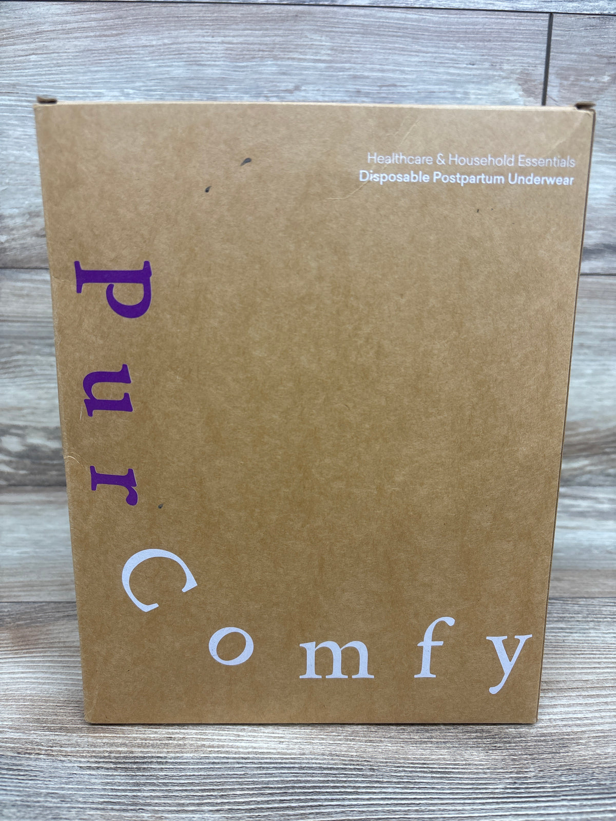 NEW PurComfy Disposable Postpartum Underwear, High Waist, Grey, 10pk One Size