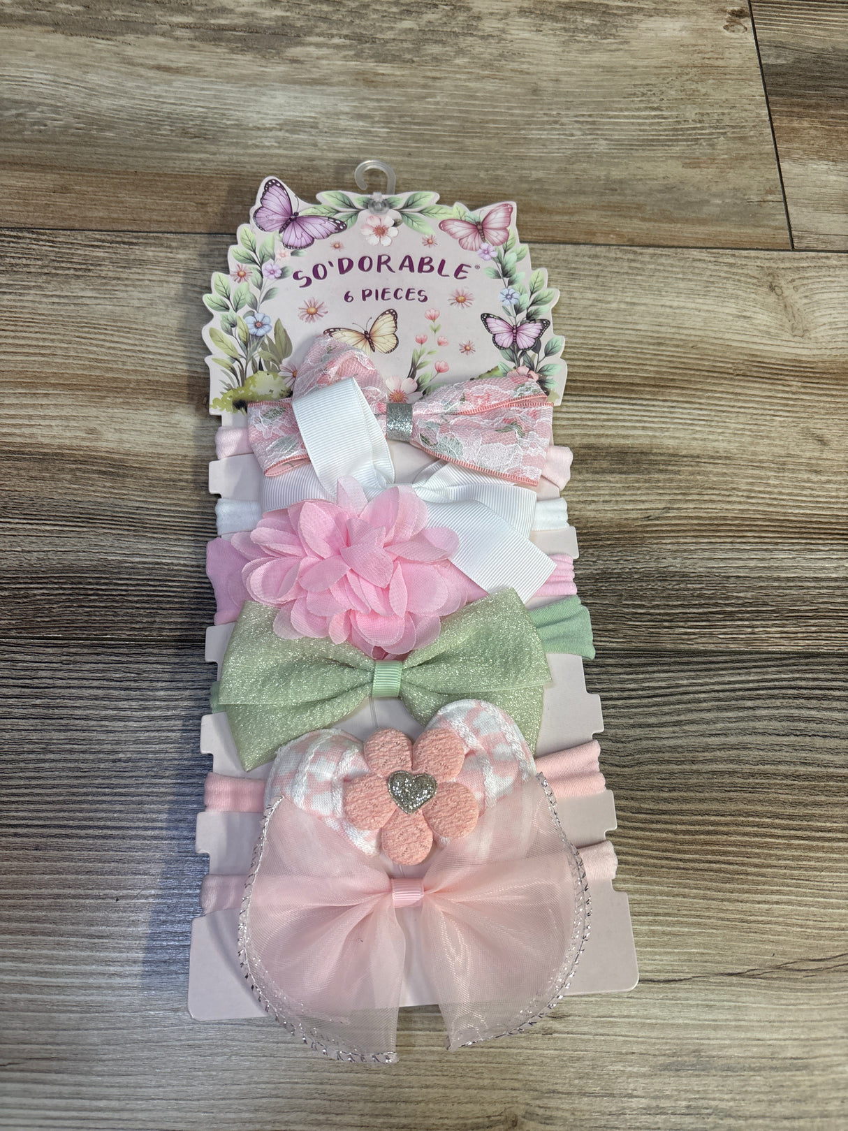 NEW So 'Dorable 6pk Bow Headbands