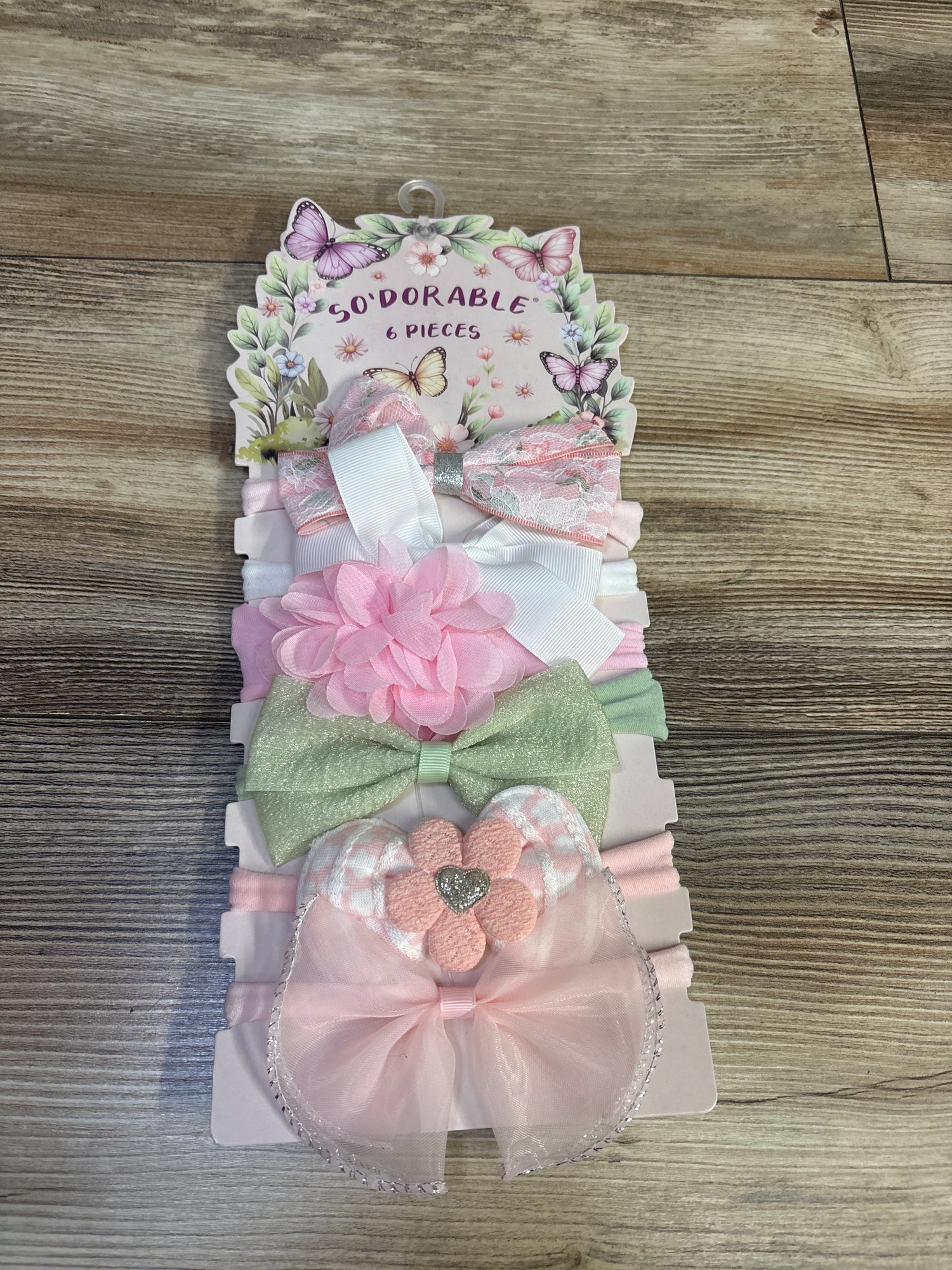 NEW So 'Dorable 6pk Bow Headbands