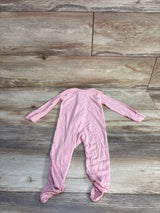 Carter's Purely Soft Ribbed Sleeper Pink sz 6m