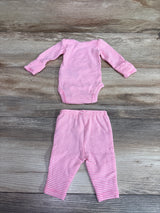 Simple Joys 2pc Bodysuit & Pants Set Pink sz Preemie