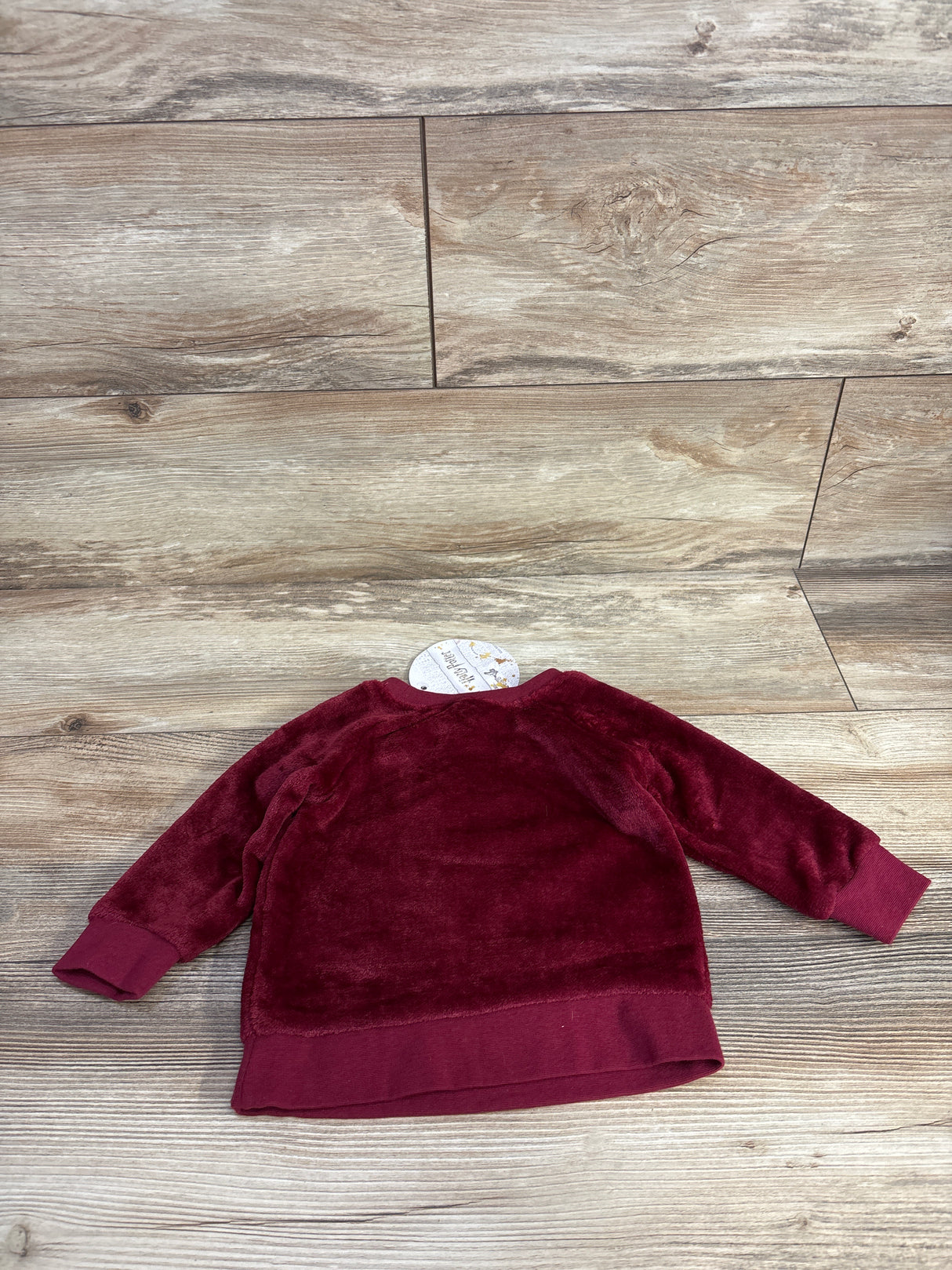 NEW Wizarding World Harry Potter Plush Pull Over Sweater Burgundy sz 12m