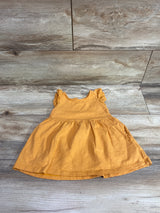 Cat & Jack Eyelet Sleeve Dress Orange sz 12m