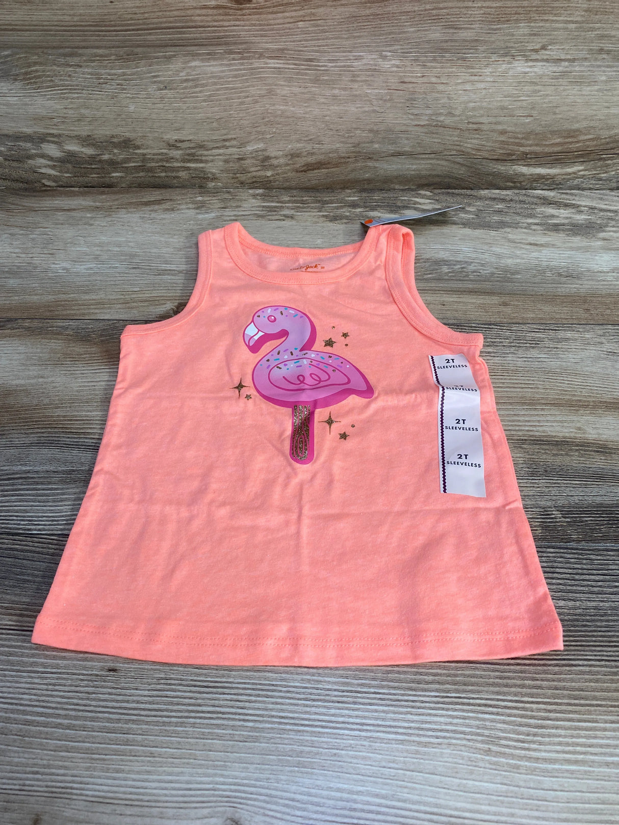NEW Cat & Jack Flamingo Tank Top Pink sz 2T