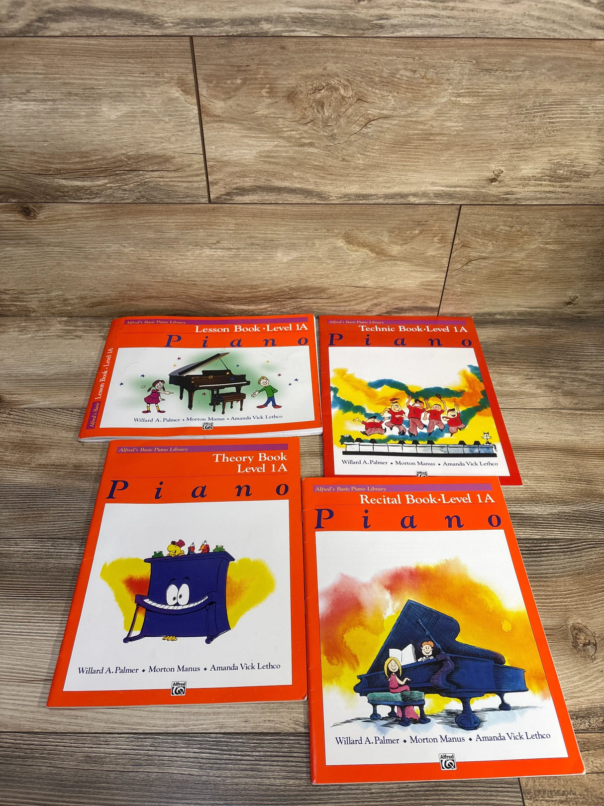 Alfred's Basic Piano Library: Level 1A Paperback Books Set 4pk