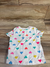 Old Navy Heart Shirt White sz 4T
